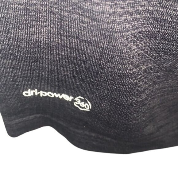 Russell Mens Dri-Power Performance T-Shirt Size L Gray Heather Short-Sleeve Ligh - Picture 7 of 10